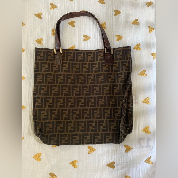 💯Authentic Vintage Fendi Zucca - Picture 2 of 12
